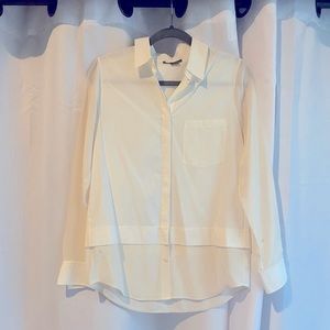 Vince size 4 silk and cotton button down
